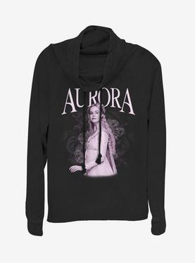 Disney Maleficent: Mistress Of Evil Aurora Cowlneck Long-Sleeve Womens Top, , hi-res
